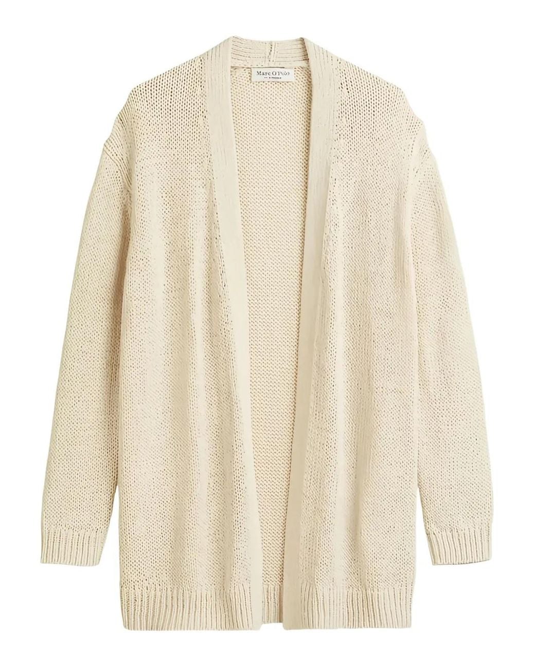 Marc O' Polo Natural Open-Front Cardigan