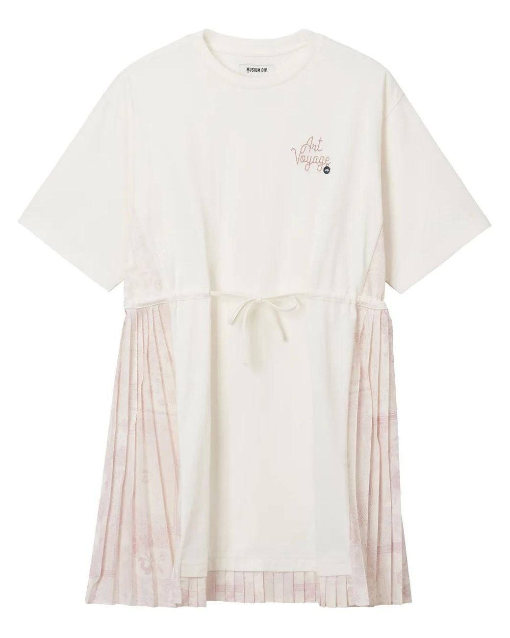 Musium Div. White Layered Mini Dress