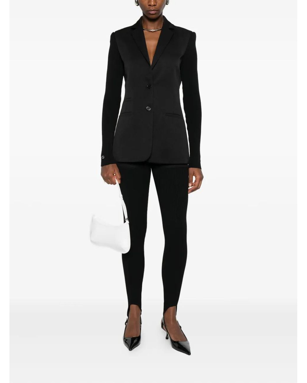 Coperni Black Hybrid Rib Jacket
