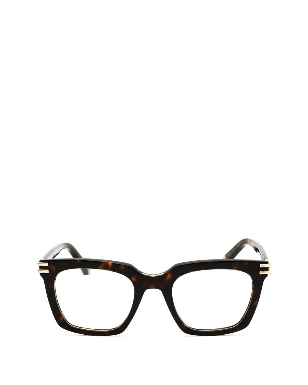 Philipp Plein Black Square-Frame Glasses for men