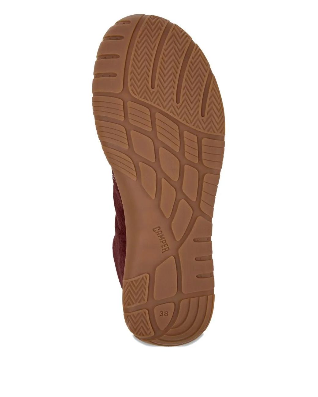 Camper Brown Peu Path Suede Leather Sneakers