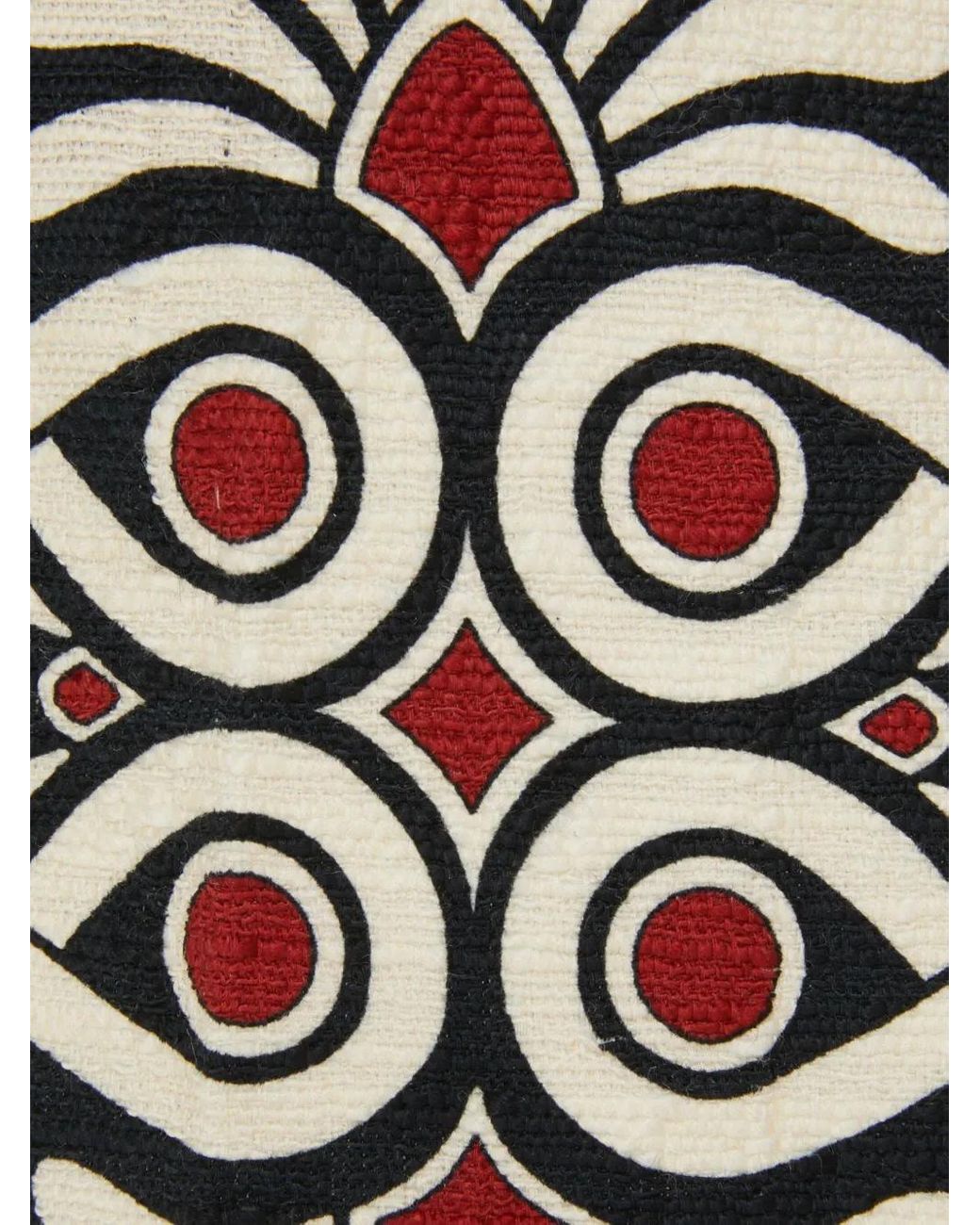 LaDoubleJ Black Medallion-Print Cotton Shorts