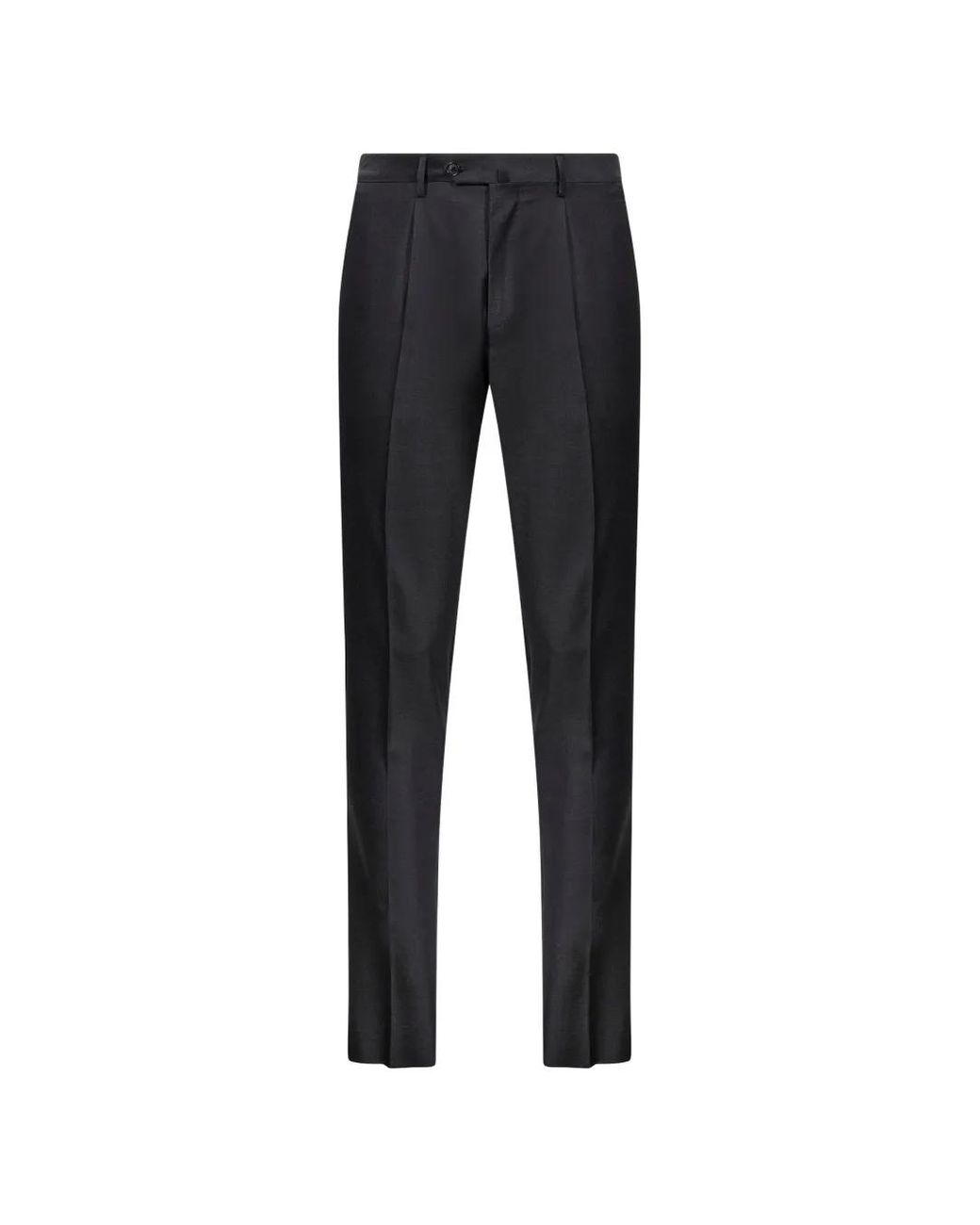 Caruso Black Costume À Plis Marqués Et Simple Boutonnage for men