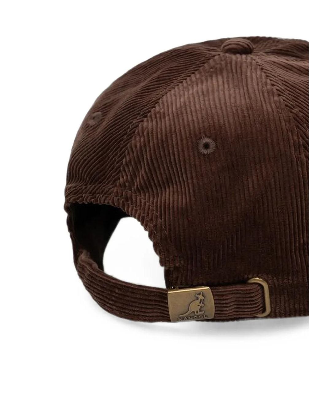 Kangol Brown Corduroy Baseball Cap