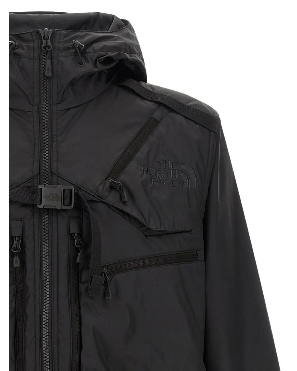 Junya Watanabe Black X The North Face Mountain Backpack-Integrated Jacket for men