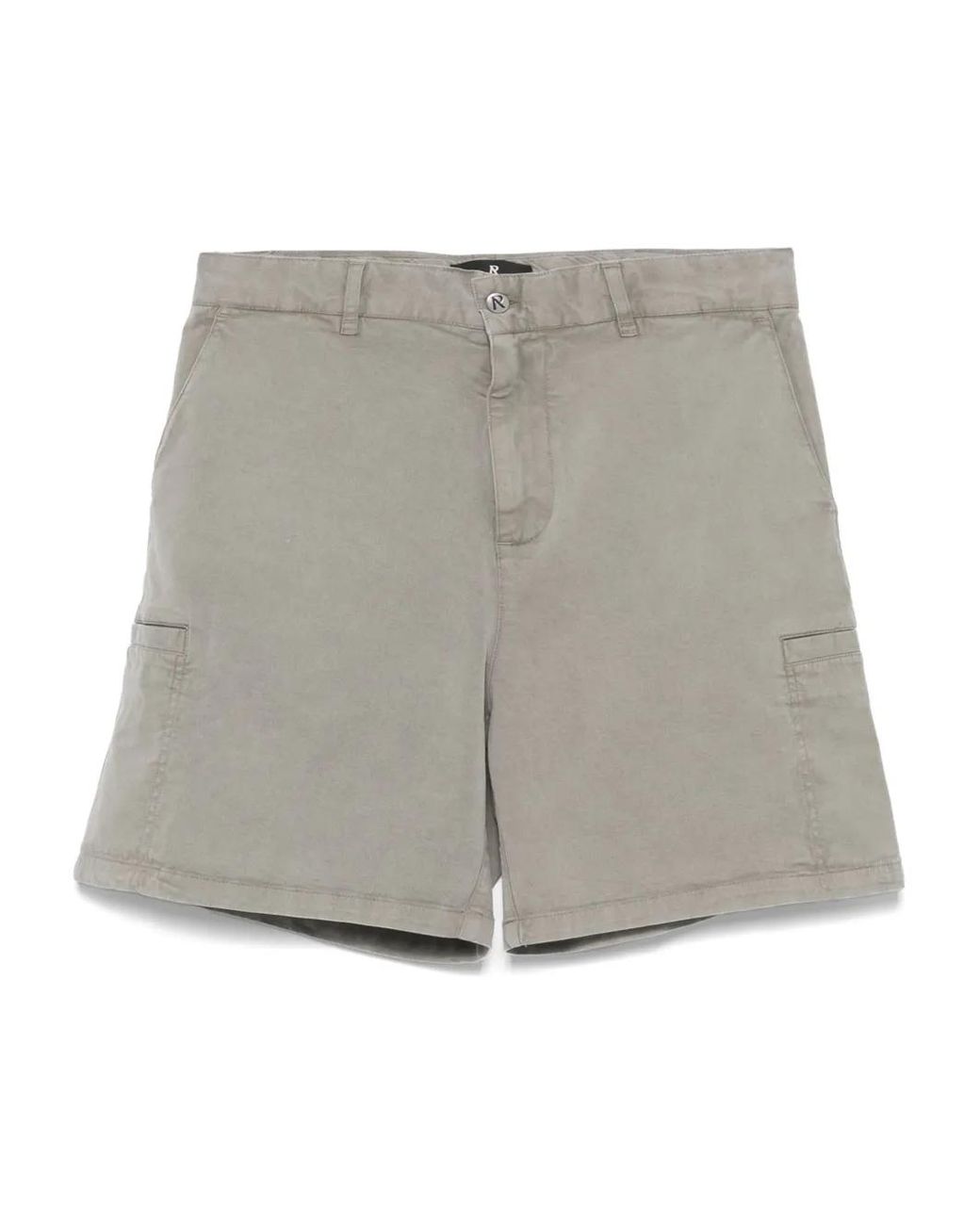 Represent Gray Seasonal Cargo Shorts for men