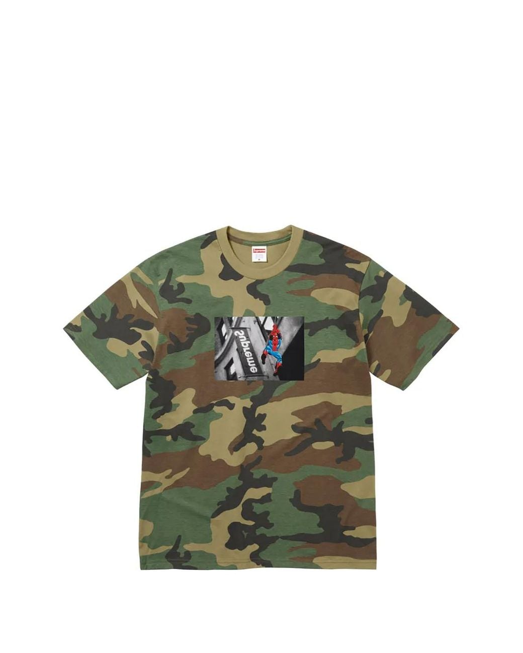Supreme Green Spider- Camouflage T-Shirt for men
