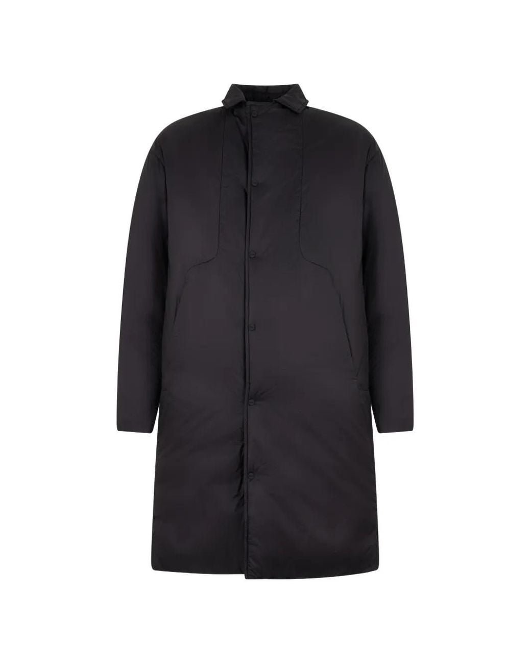 Herno Blue Padded High-Neck Coat for men