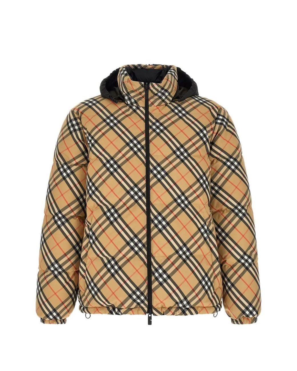 Burberry Metallic Reversible Check Jacket for men
