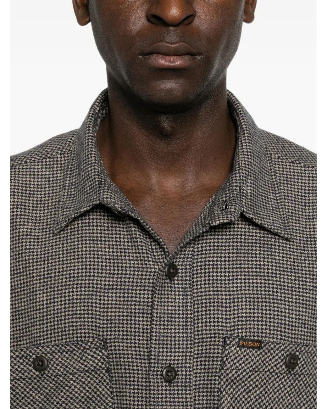 Filson Gray Check-Pattern Shirt for men