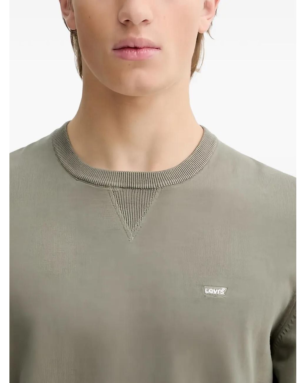 Pull À Col Rond Levi's pour homme en coloris Gray