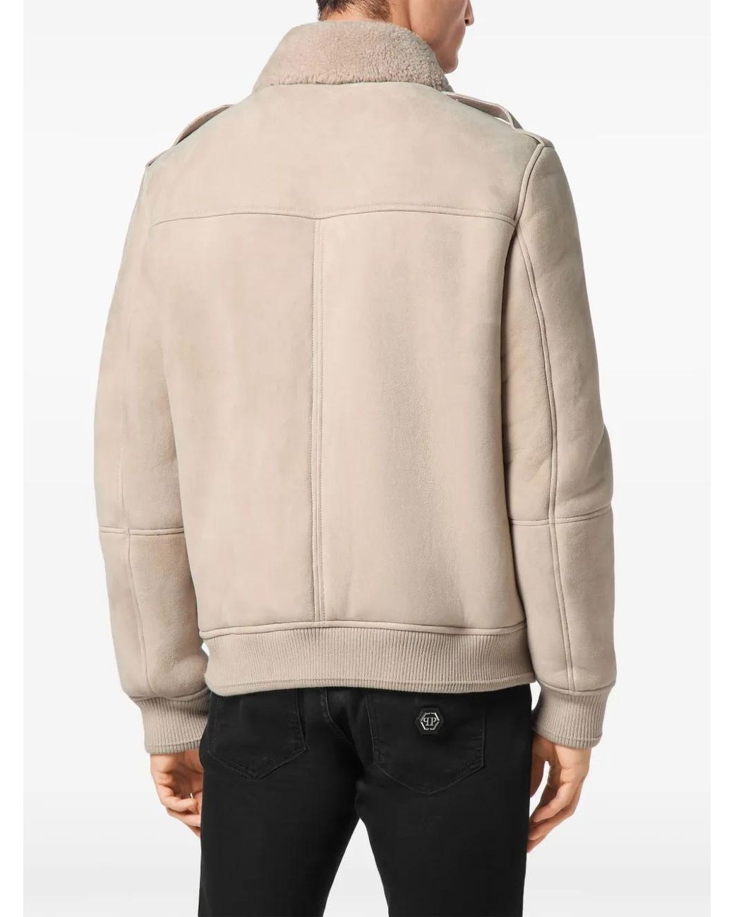 Philipp Plein Jack Met Logopatch in het Natural voor heren