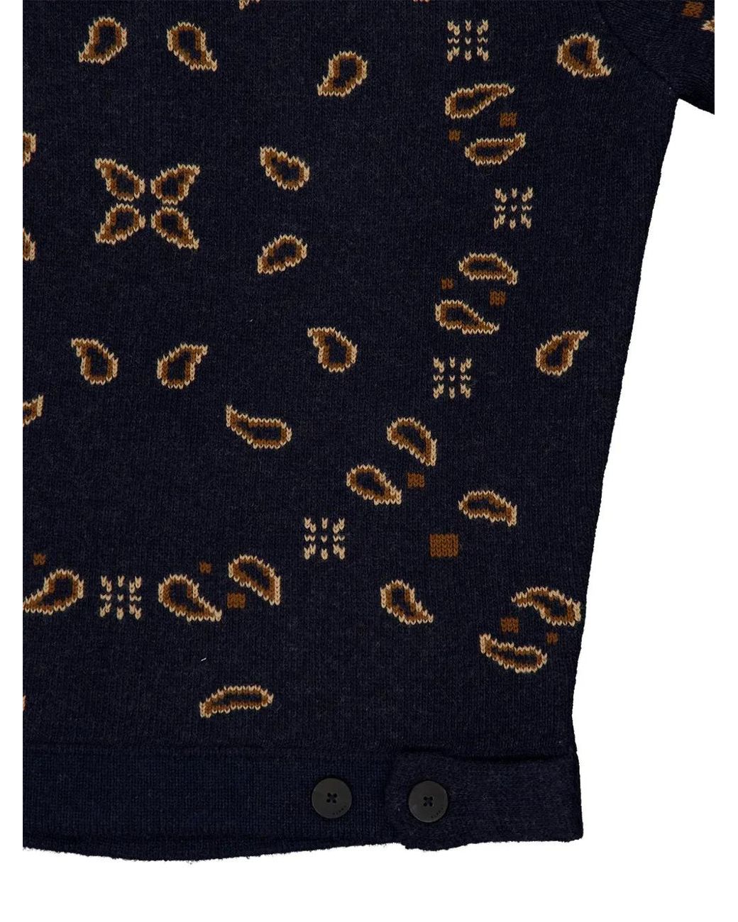 Alanui Blue Bandana Jacquard Jacket for men