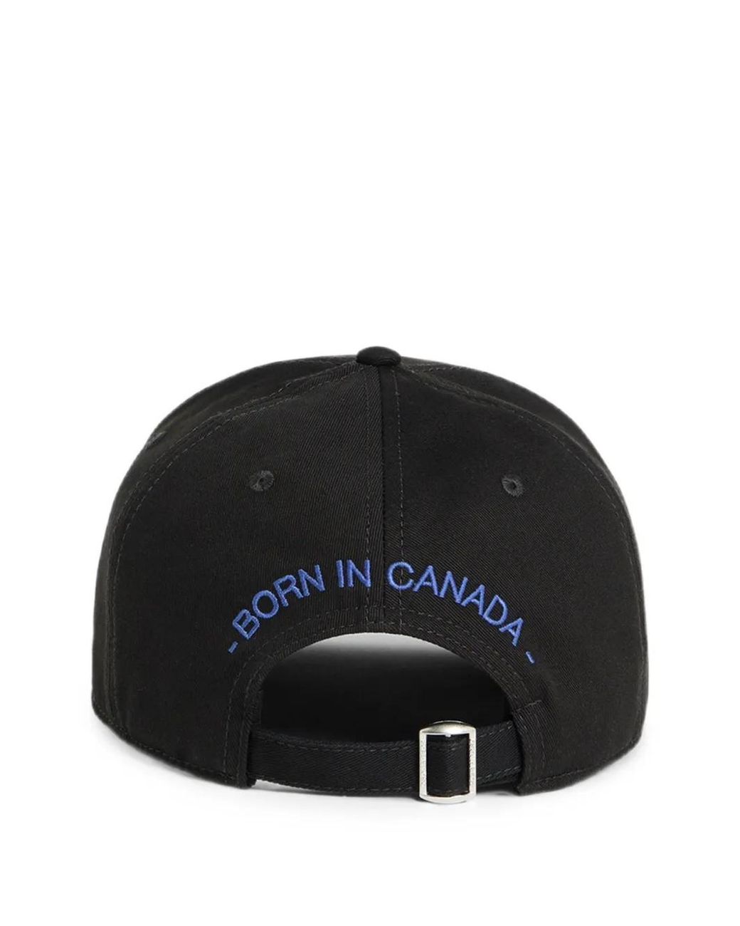 DSquared² Black Logo-Embroidered Baseball Cap for men