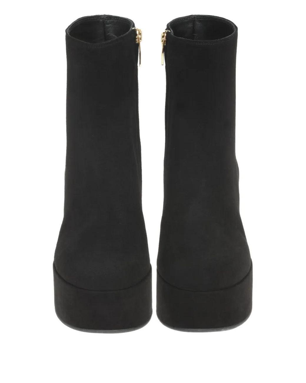 Gianvito Rossi Black Sally 75 Suede Ankle Boots'