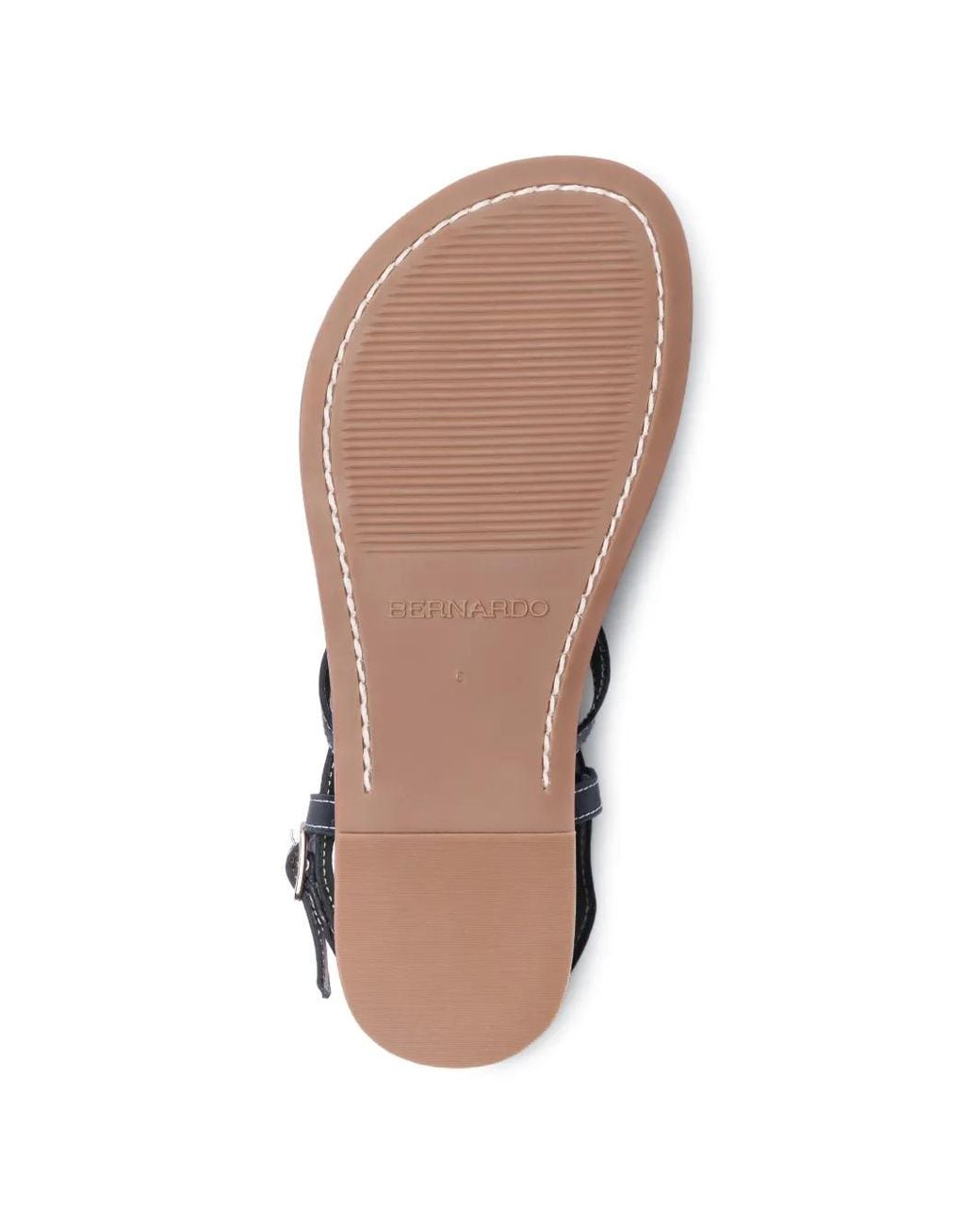 Bernardo Natural Mallorie Stitched Sandals