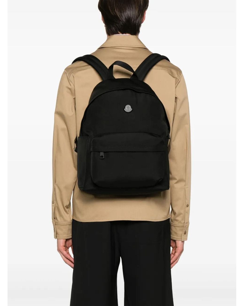Moncler Black New Pierrick Bags for men