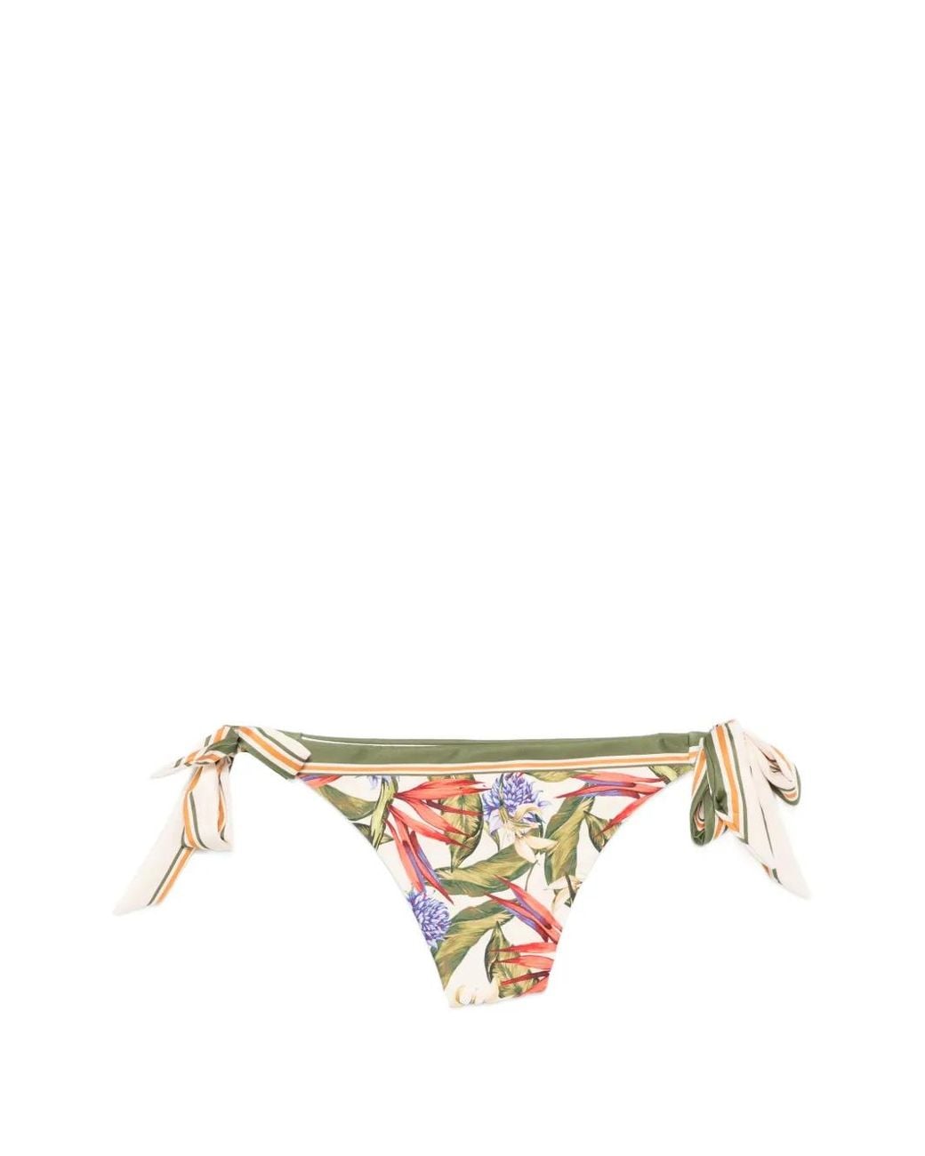 Farm Rio Metallic Strelitzia Bow Bikini Bottom