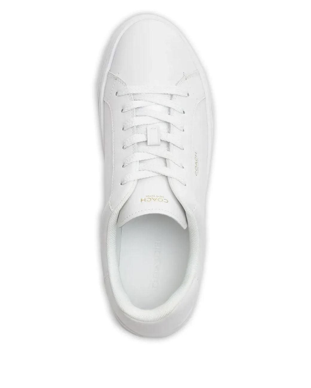 COACH White High Line Sneakers