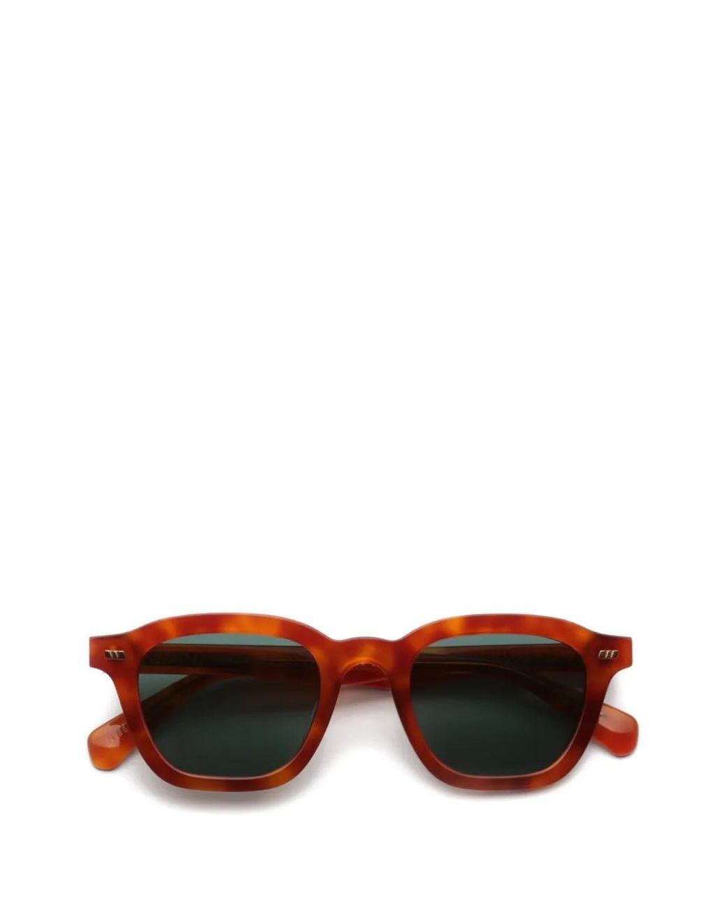 Gast White Mente Square-Frame Sunglasses