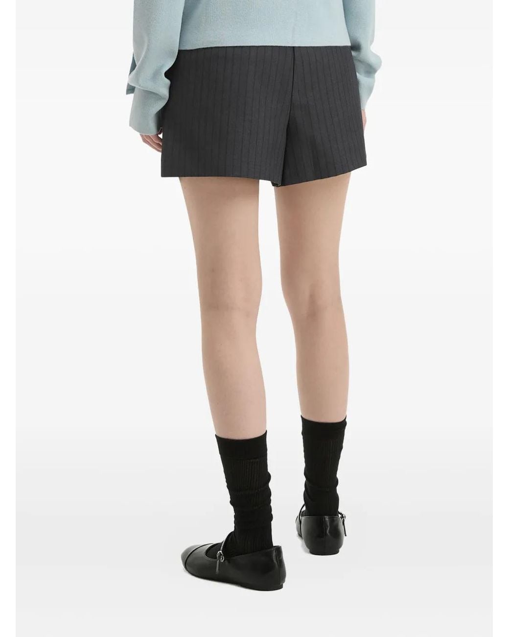 Short À Rayures B+ AB en coloris Black