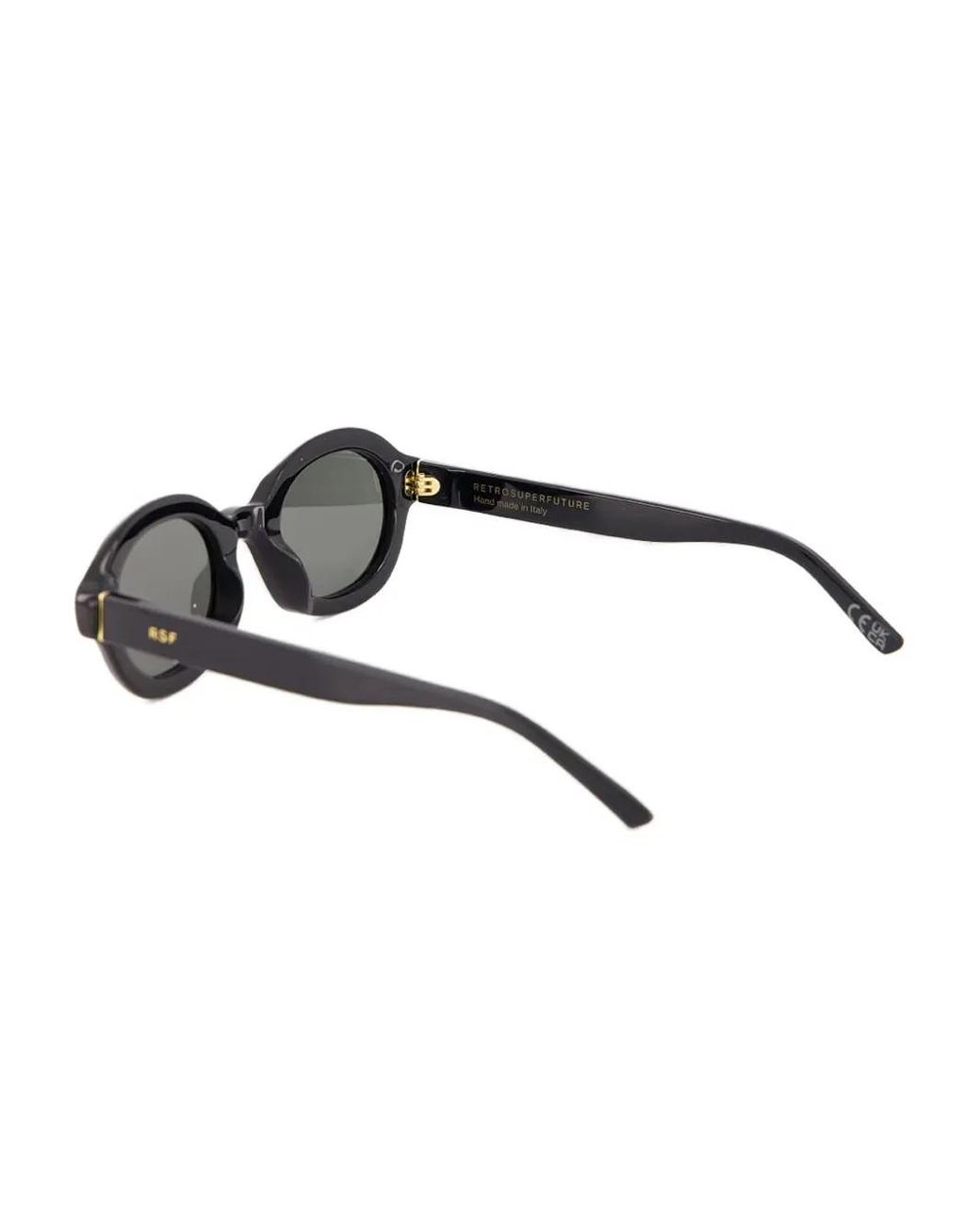 Retrosuperfuture Gray Oval-Frame Sunglasses for men