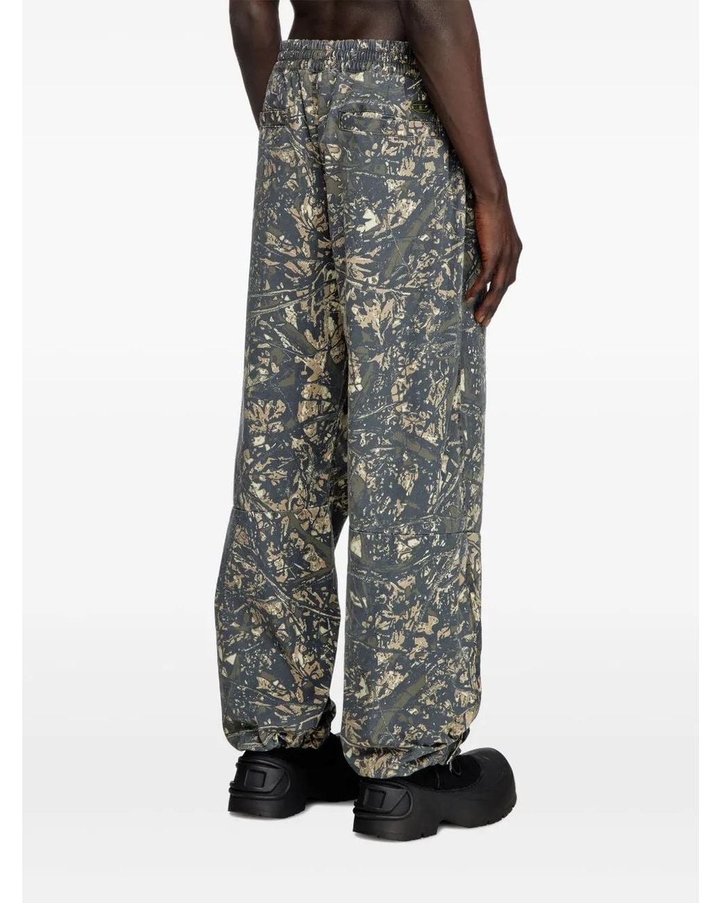 DIESEL Gray P-Lint Track Pants for men