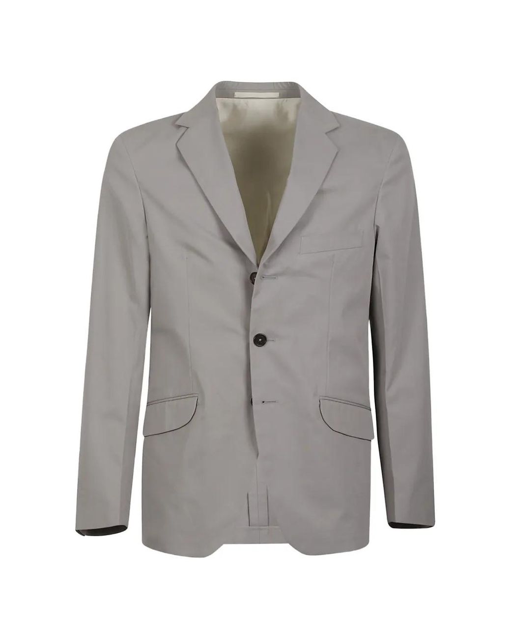 Jil Sander Gray Single-Breasted Blazer for men