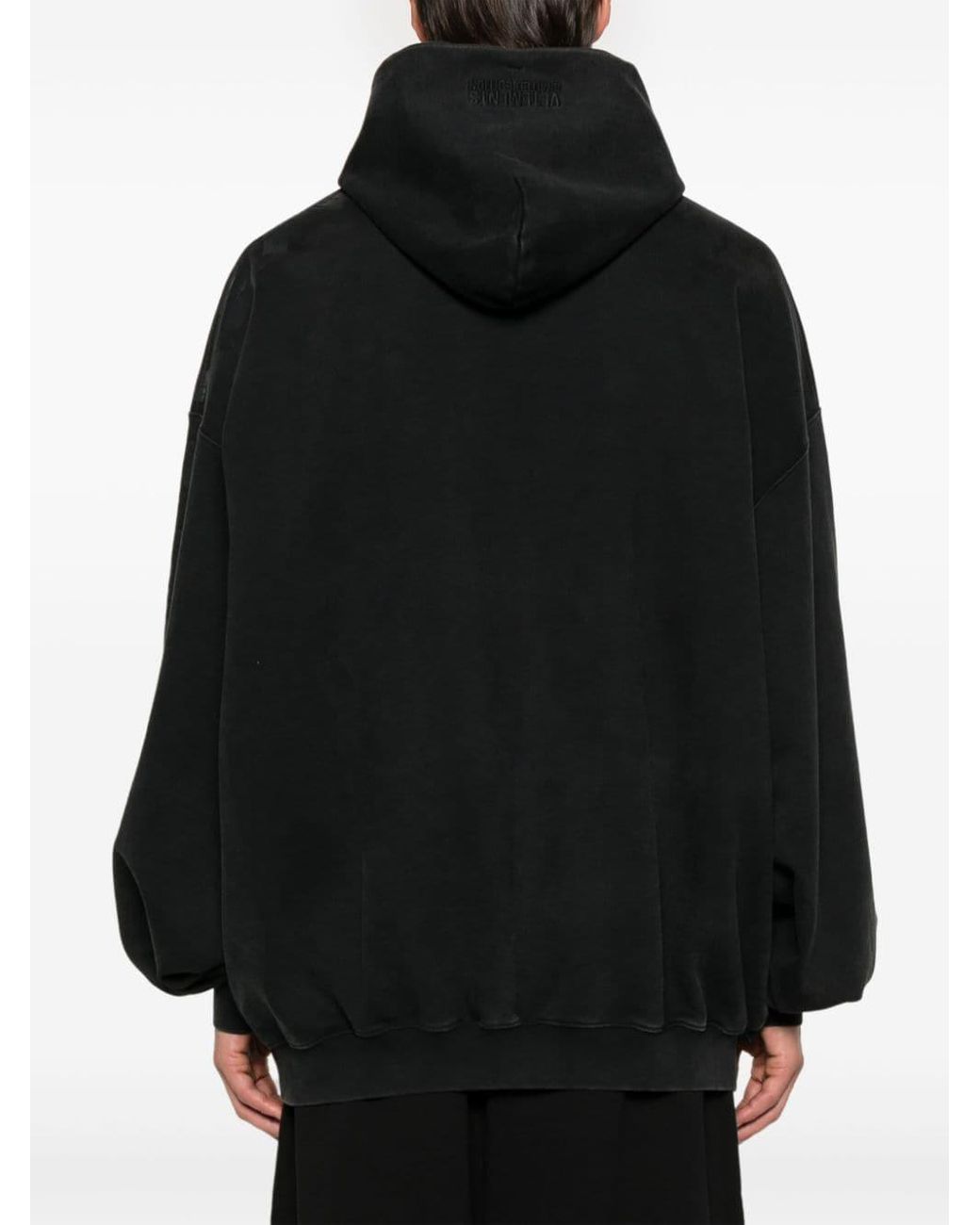 Vetements Reverse Anarchy Hoodie in Black Lyst