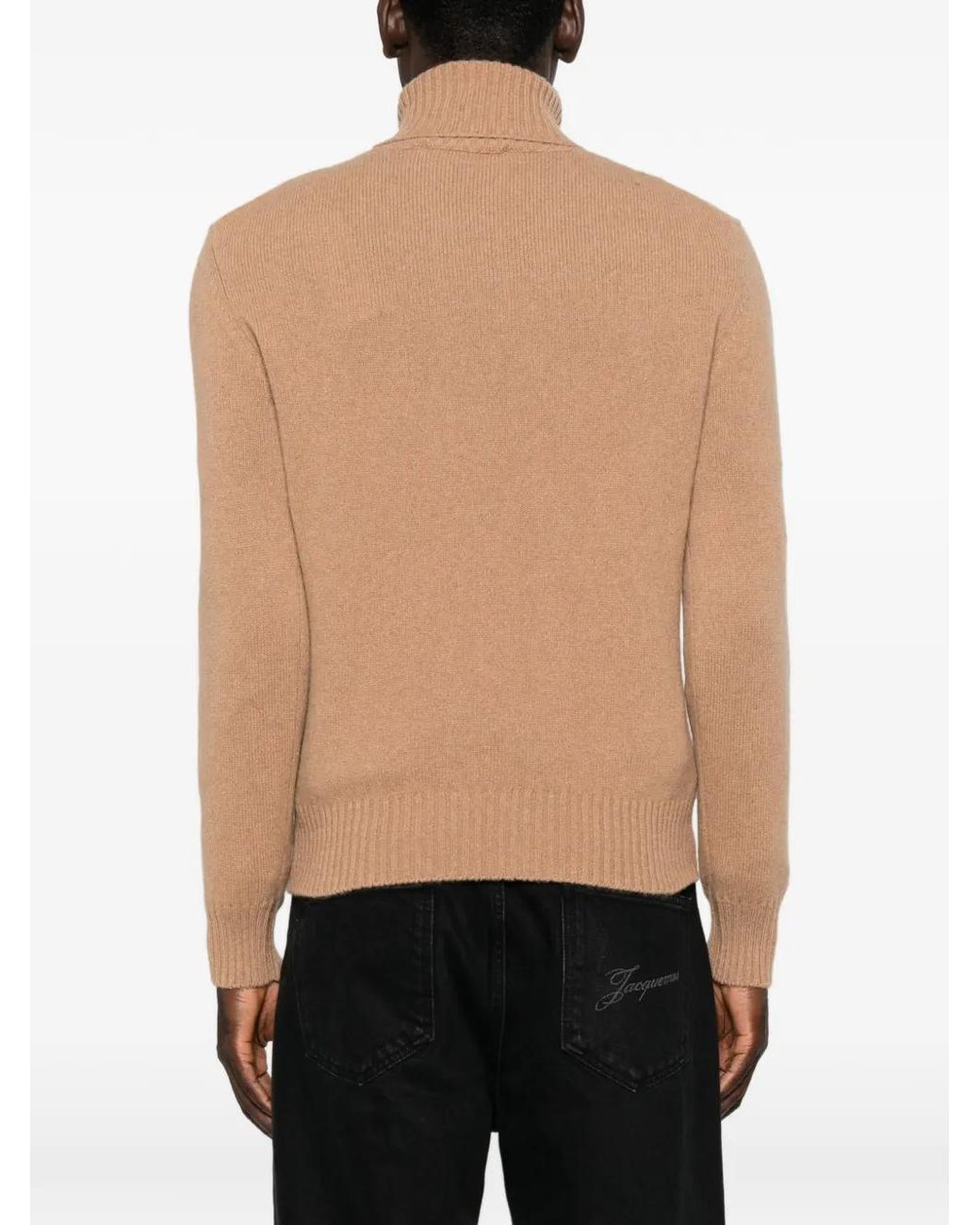 AMI Natural Ami De Coeur Long-Sleeve Sweater for men