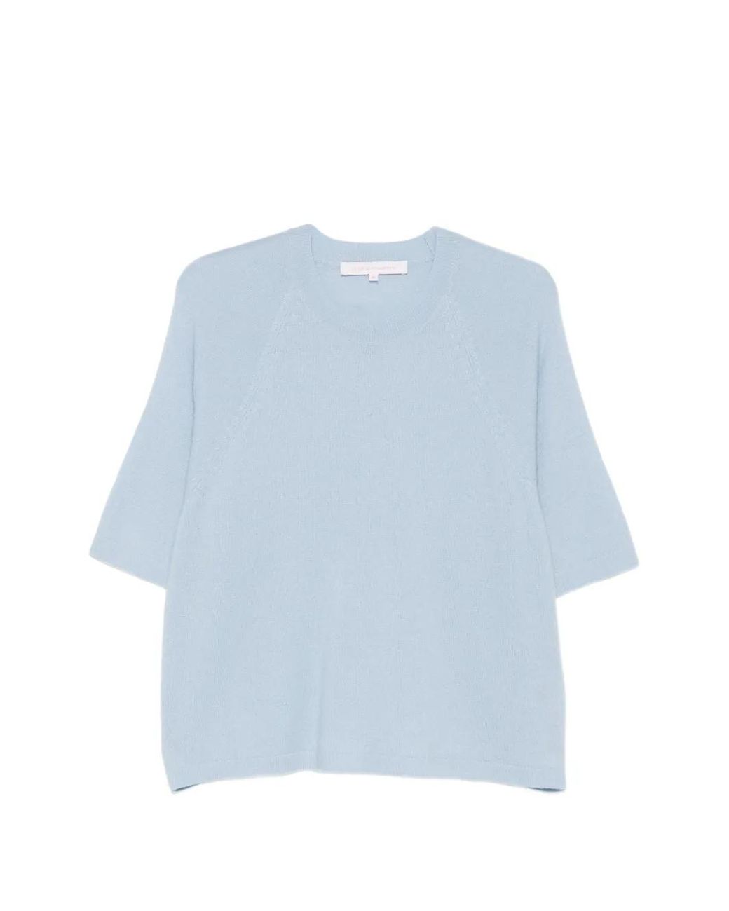ABSOLUT CASHMERE Blue Raglan-Sleeve T-Shirt