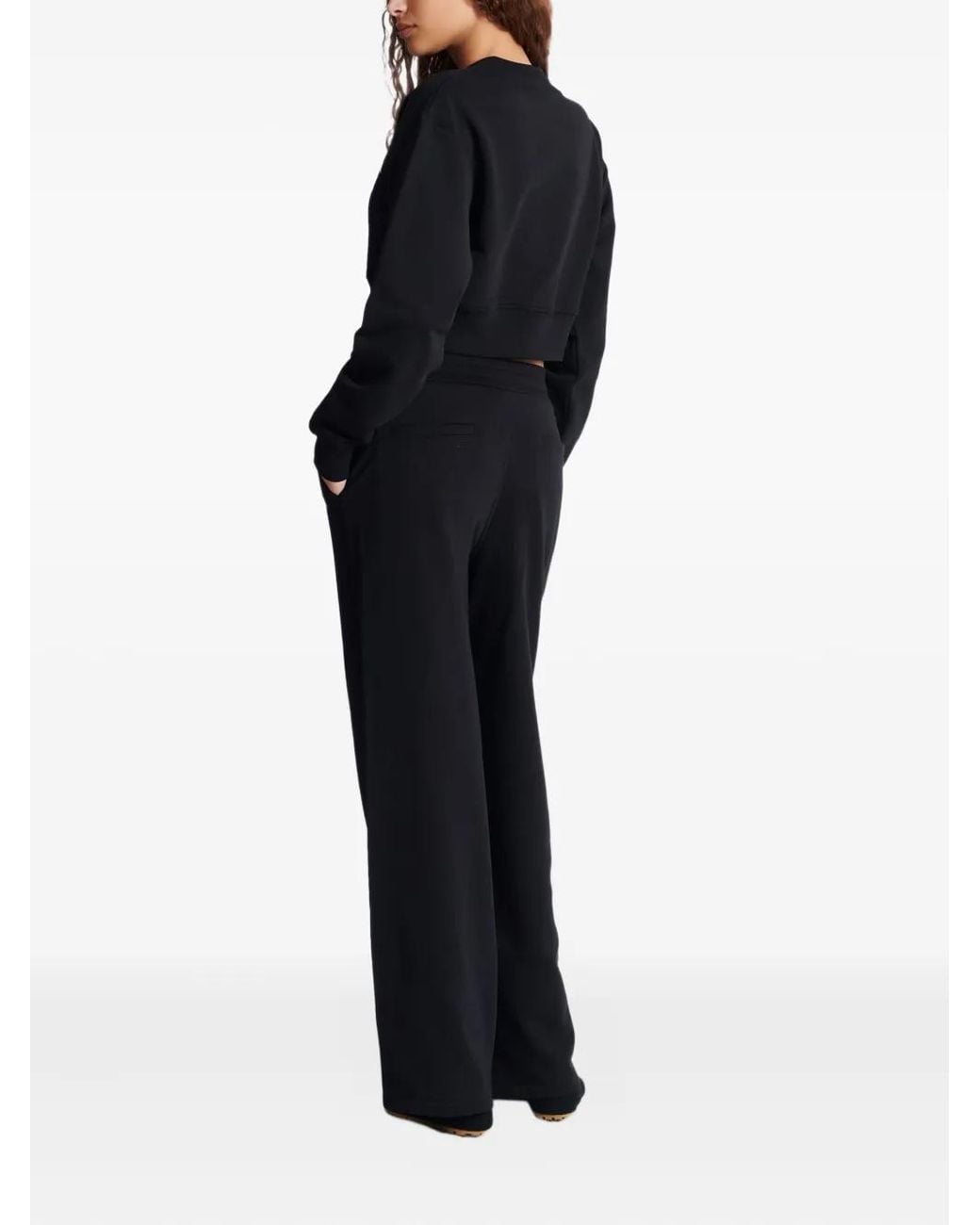 Balmain Black Printed Crew-Neck Sweatshirt