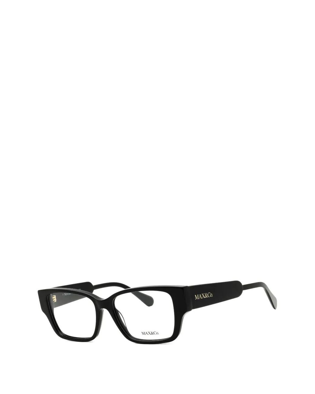 MAX&Co. Black Rectangle-Frame Glasses