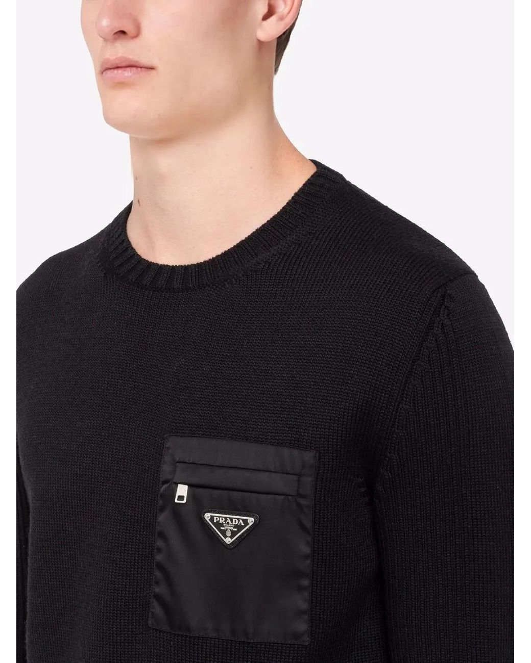Prada Blue Sweaters for men