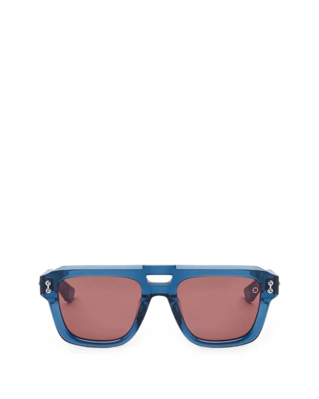 Akoni Blue Lunettes De Soleil À Monture Carrée for men