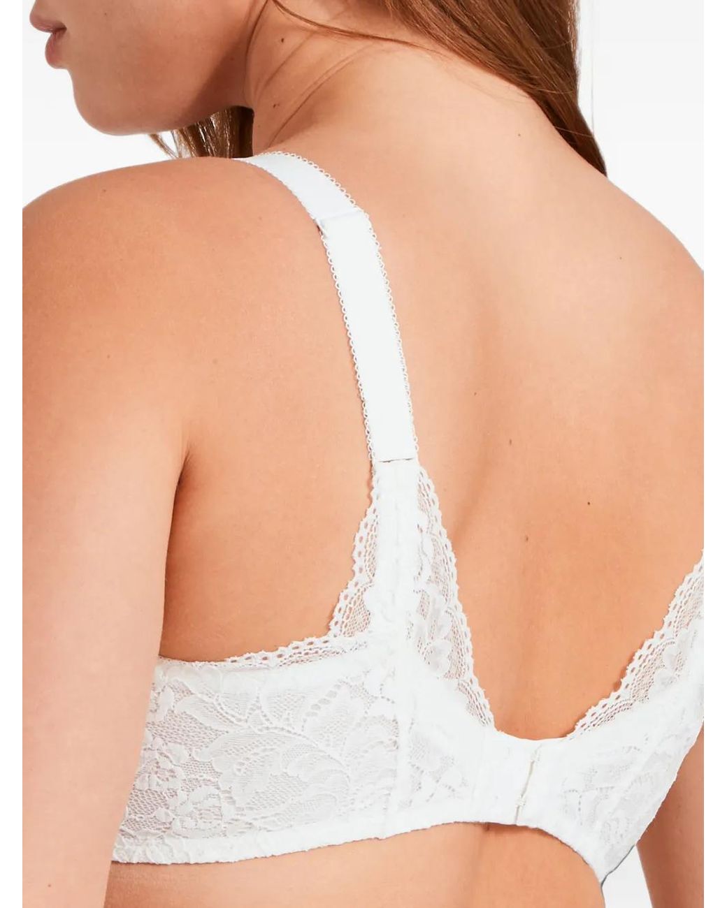 Aubade White Rosessence Lace-Trim Bra
