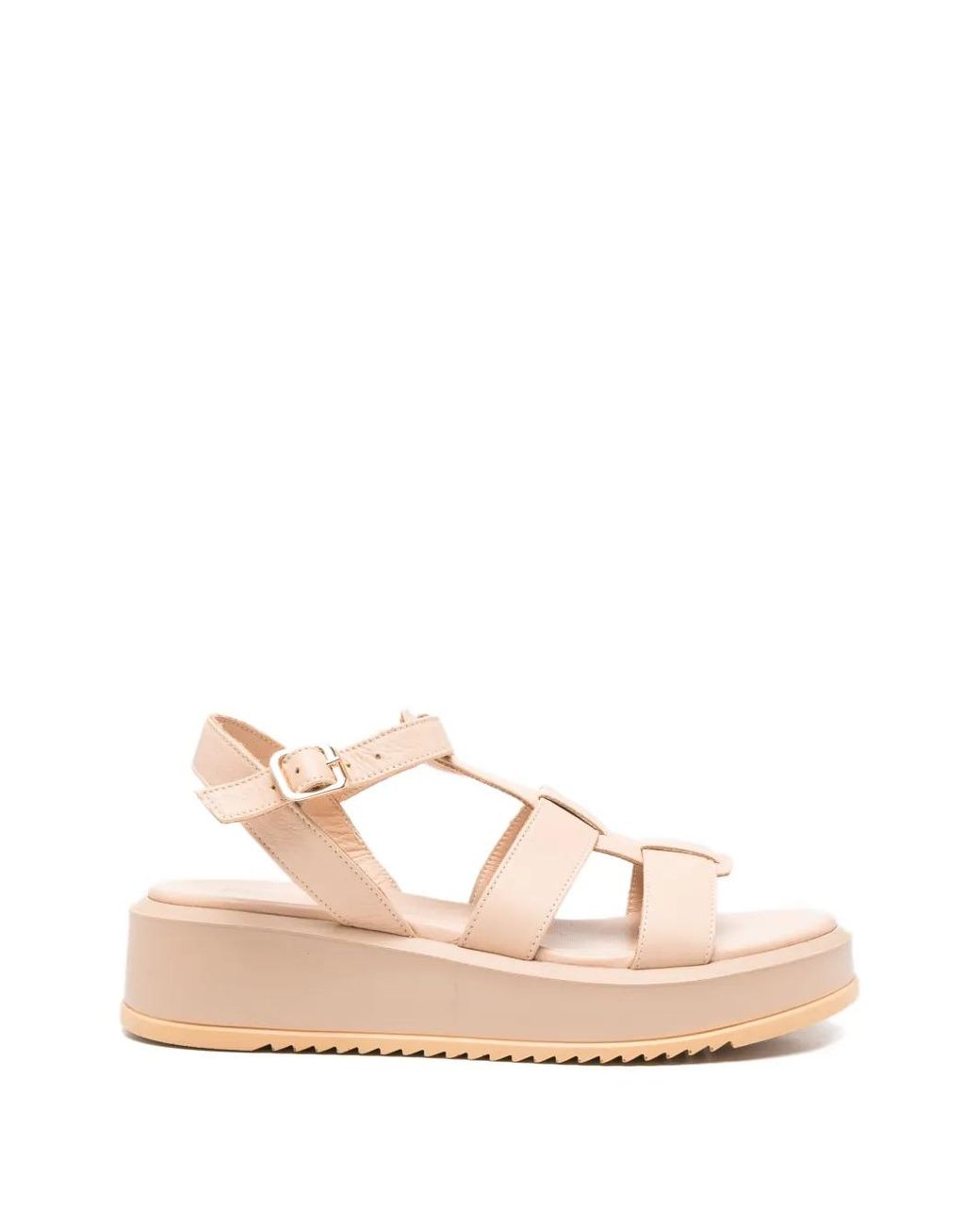 SERGIO MORETTI FIRENZE Pink Cage-Style Sandals