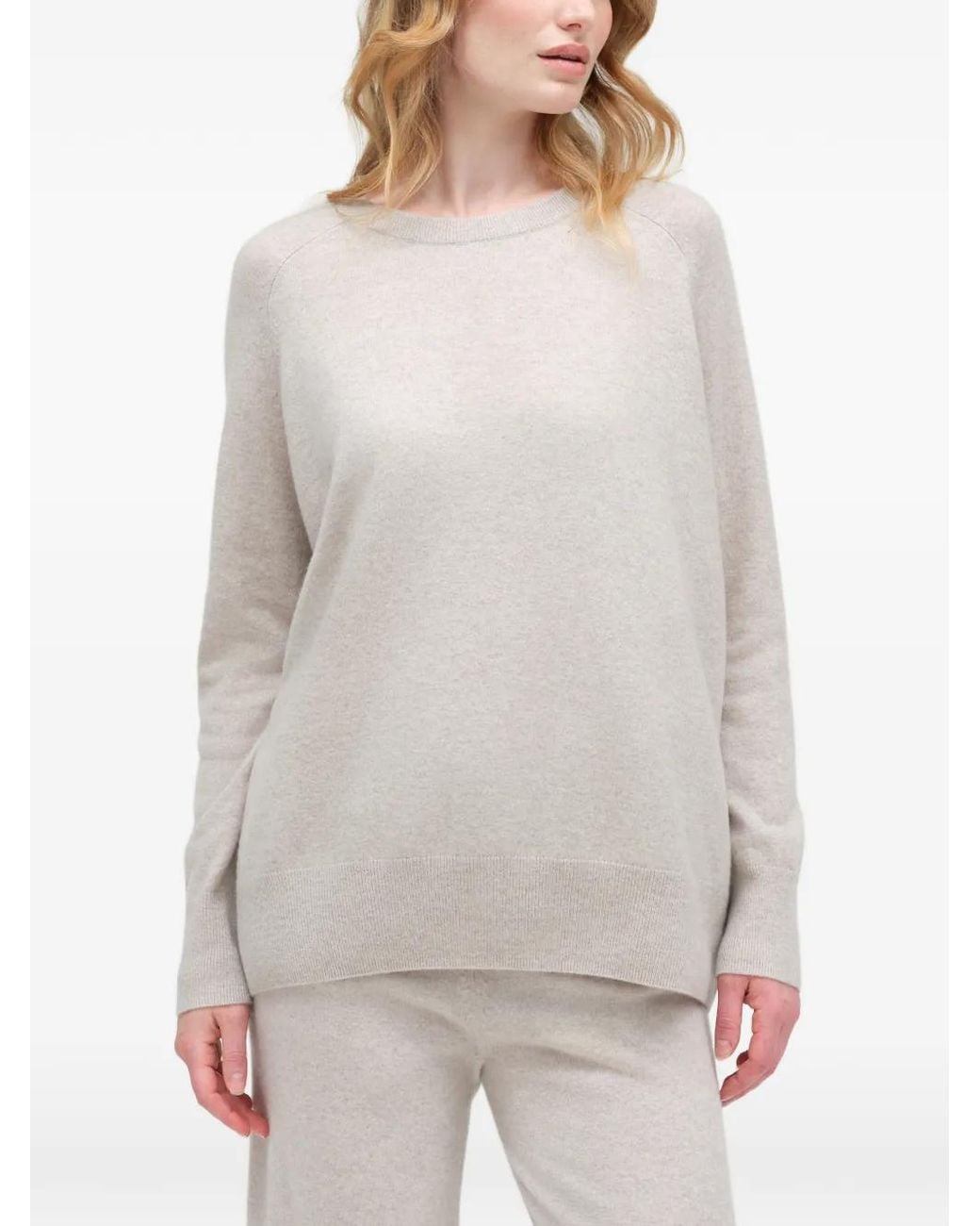 Chinti & Parker White Raglan-Sleeve Sweater