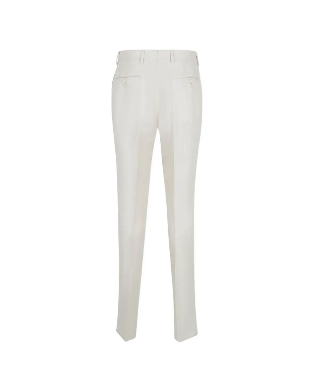 Lardini White Brooch Single-Breasted Suit for men