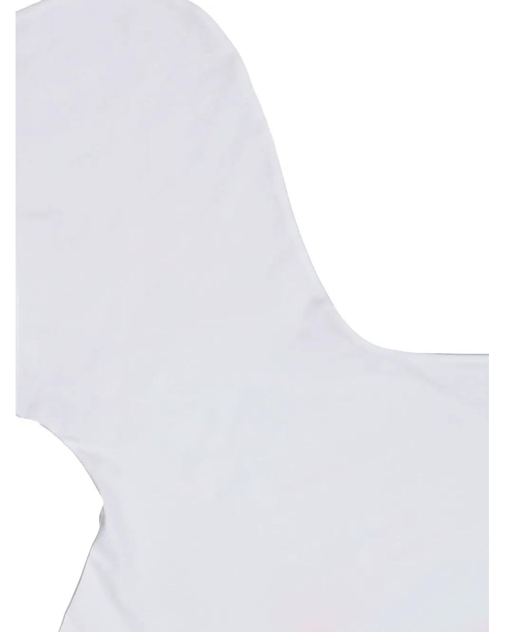 PROTOTYPES White Logo-Print Hoodie