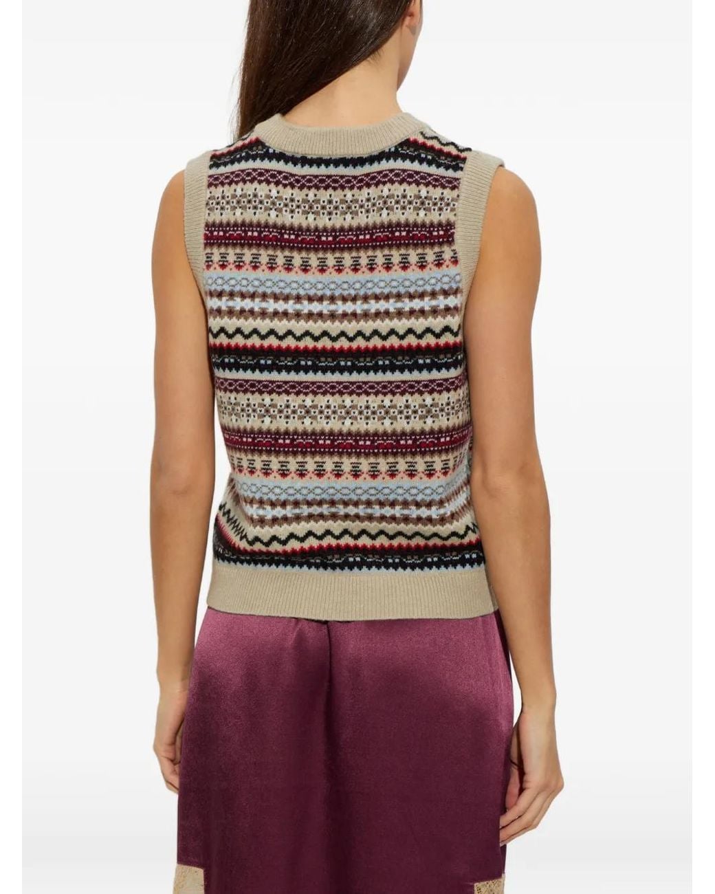 Munthe Natural Callista Fair Isle Vest