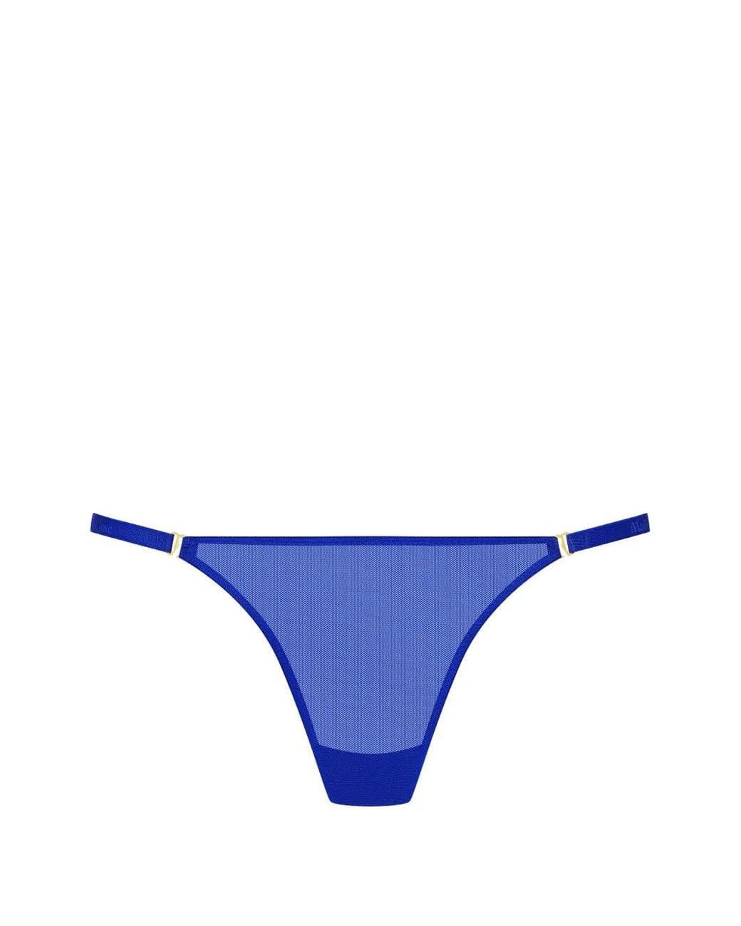 Tanga Corps À Corps Neon Mini Maison Close de color Blue