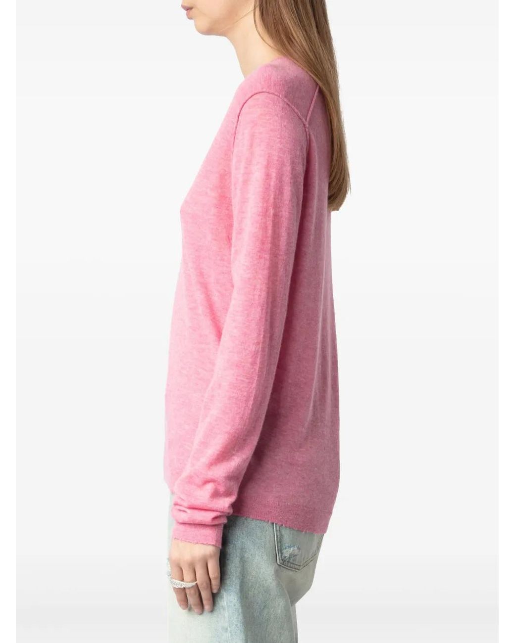 Zadig & Voltaire Pink Rivy Sweater