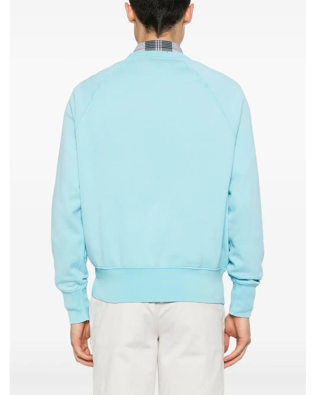 Polo Ralph Lauren Blue Graphic-Print Sweatshirt for men