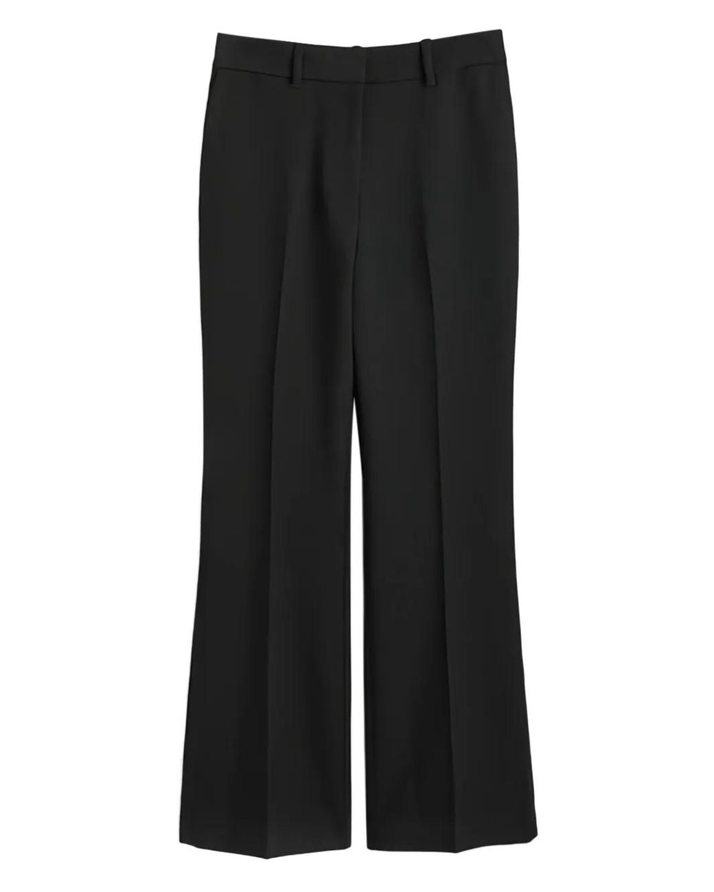 Gant Black Pleat-Detailed Trousers