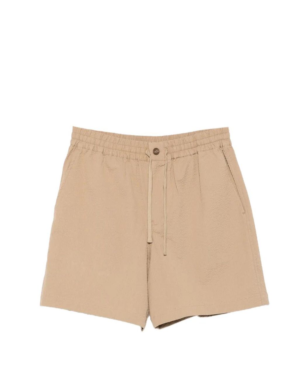 Maison Kitsuné Natural Pocket Drawstring Shorts for men