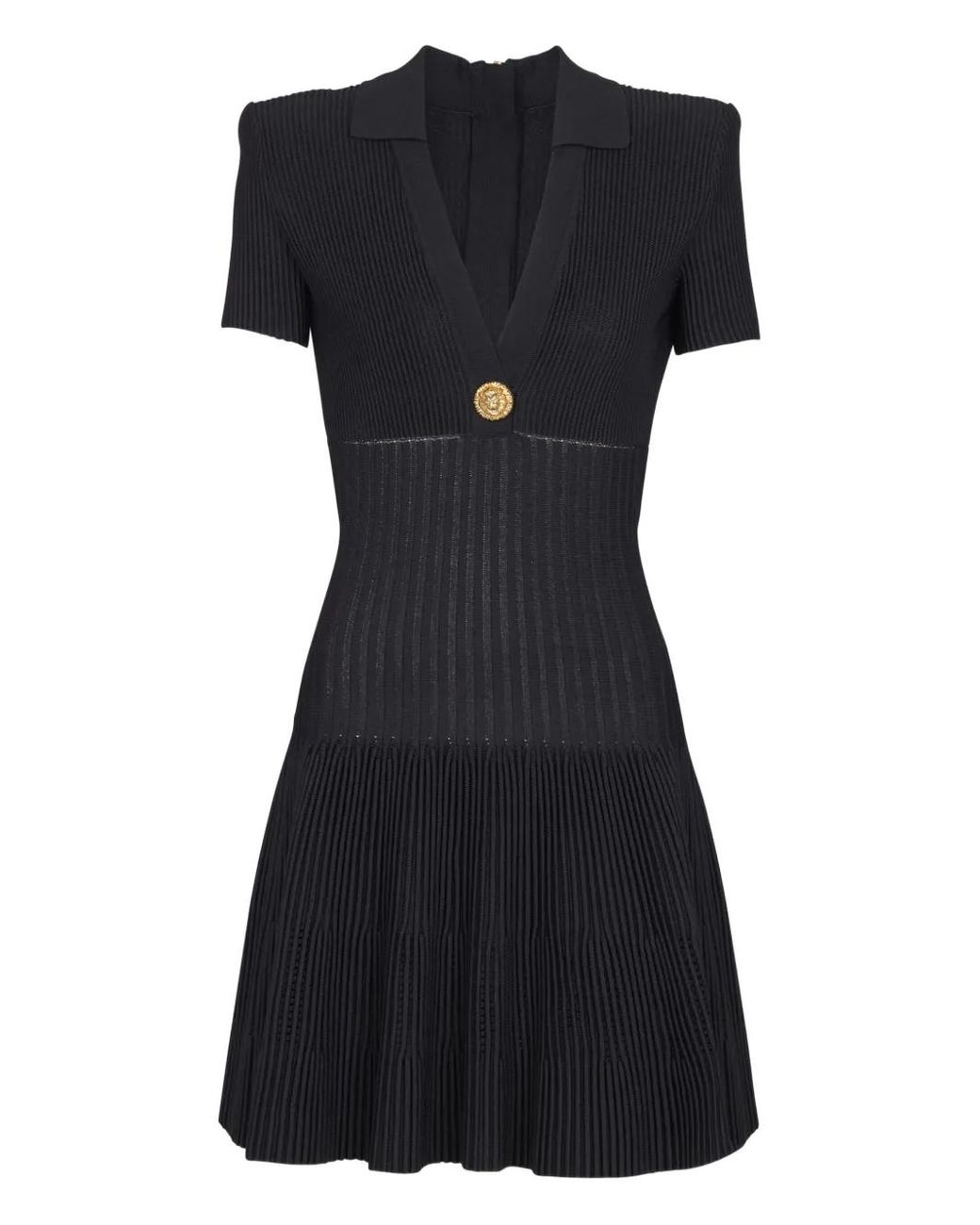 Balmain Knitted Dresses in het Black