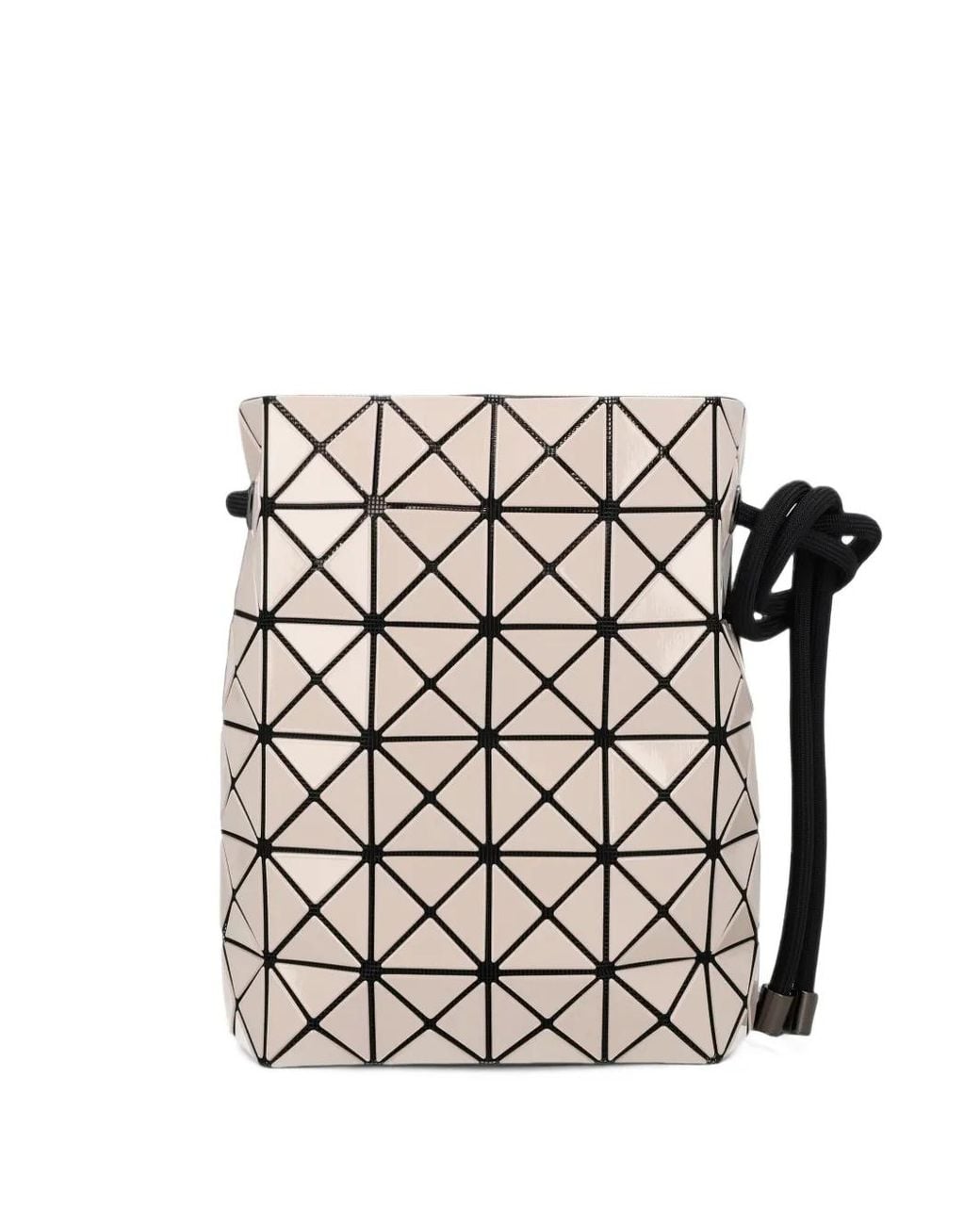 Issey Miyake White Wring Geometric-Panelled Tote Bag for men