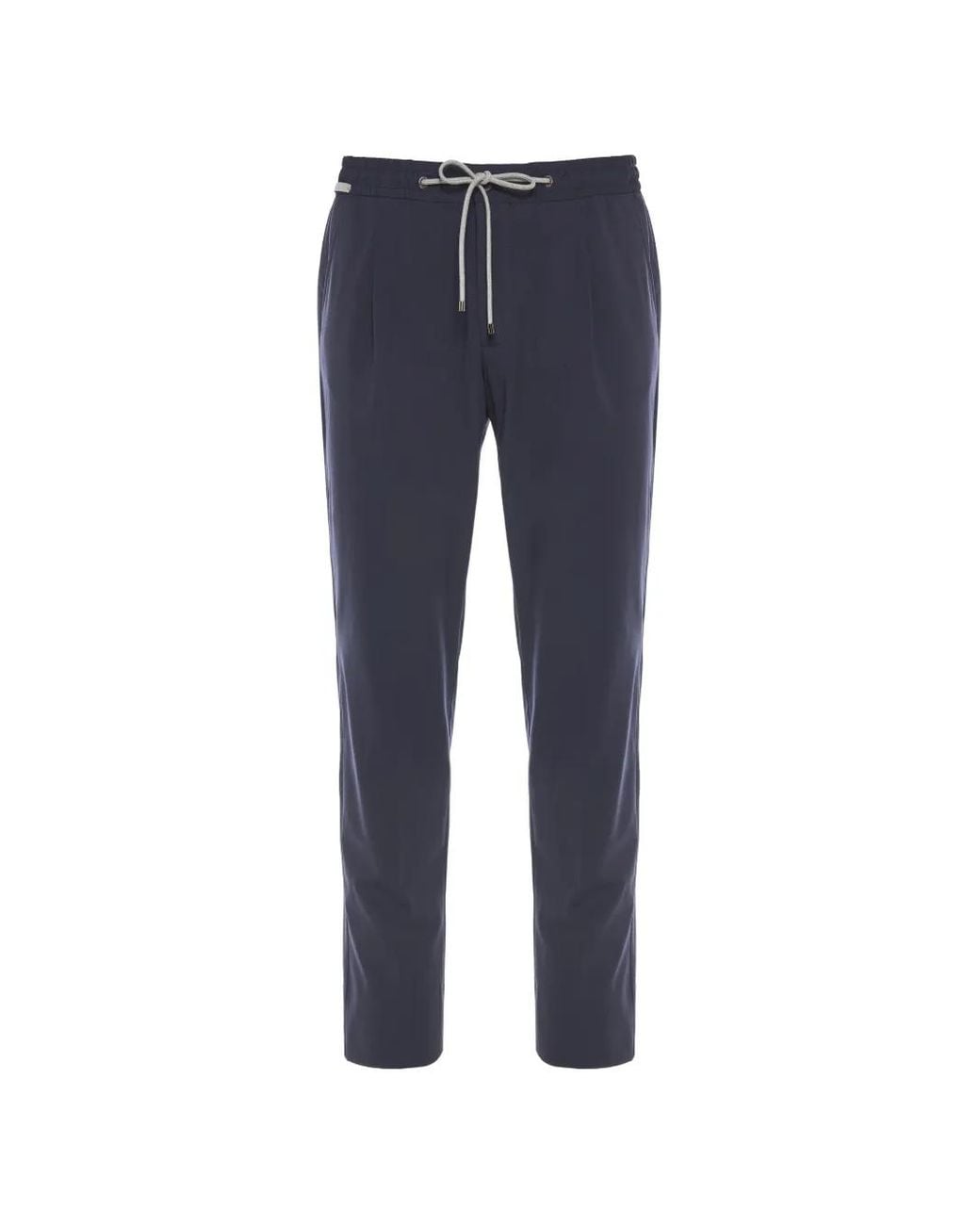 Pantaloni Con Coulisse di Corneliani in Blue da Uomo