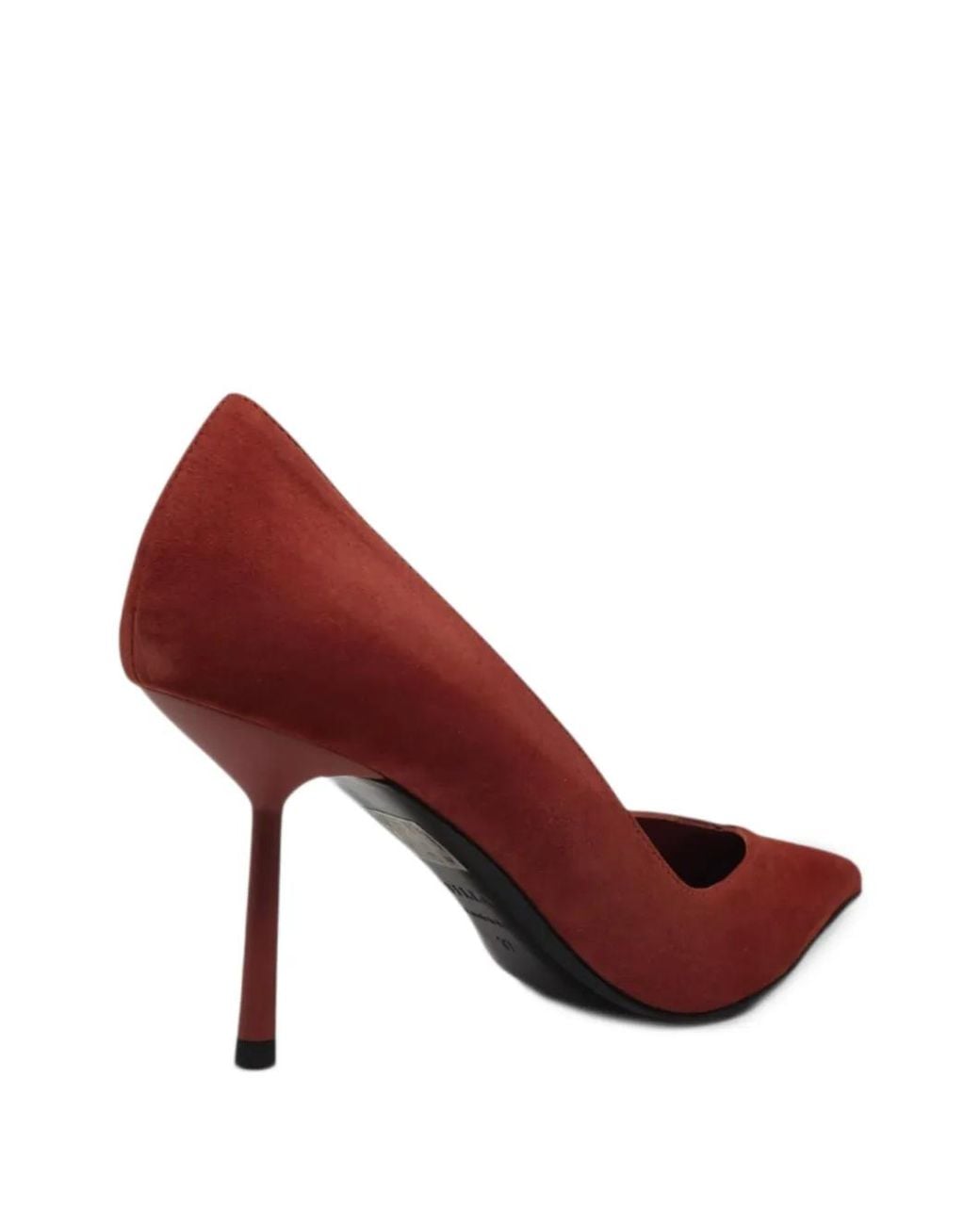 Le Silla Red Vivienne Suede Pointed-Toe Pumps